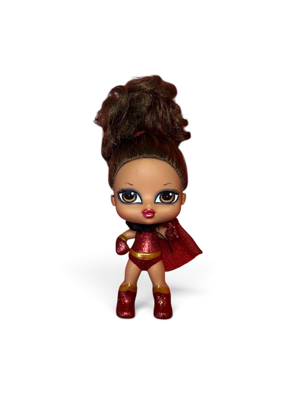 Bratz Super Babyz Yasmin Doll Y2K Collectible Toy Vintage Glittery Super Hero